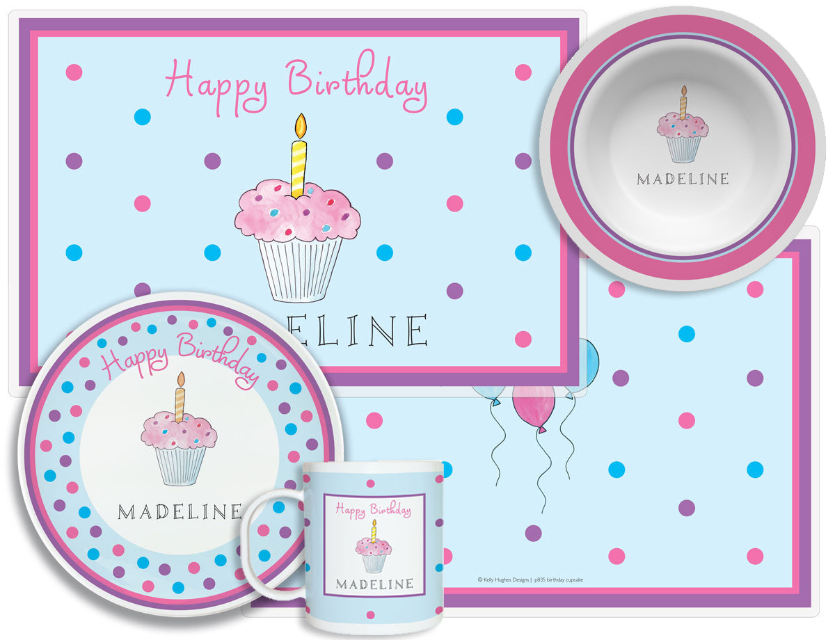 Birthday Cupcake Dinnerware