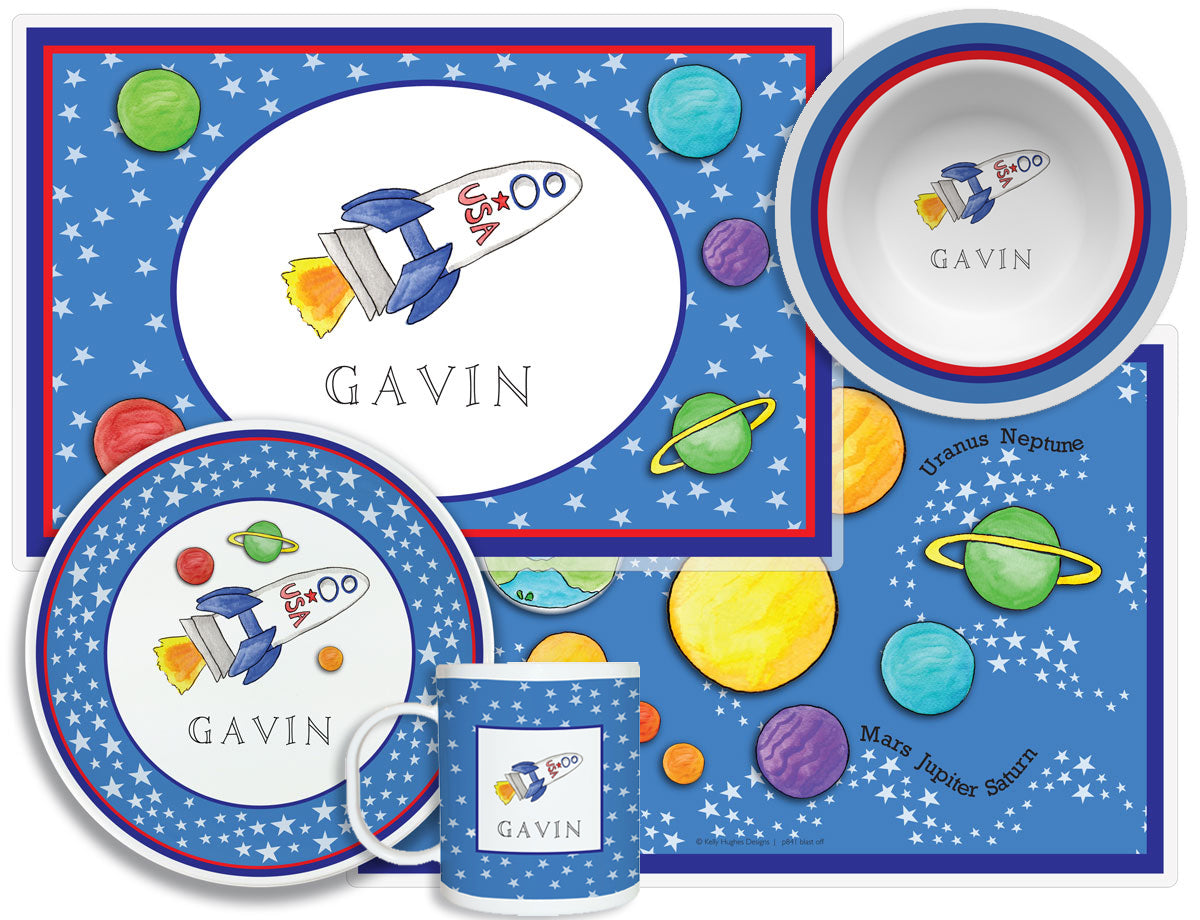 Blast Off Dinnerware