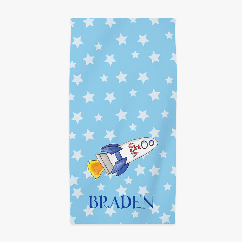 Blast Off Beach Towel
