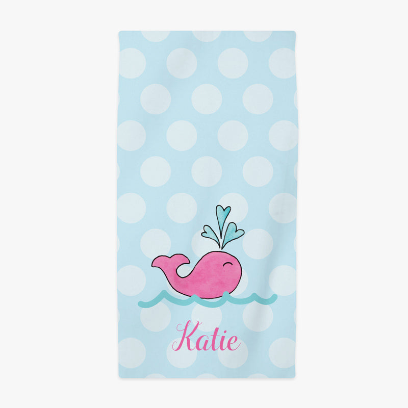 Preppy Whale Beach Towel