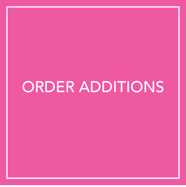 Order additions