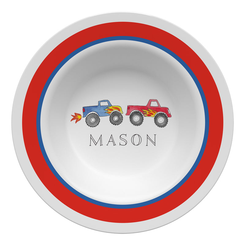 NEW! Monster Trucks Dinnerware