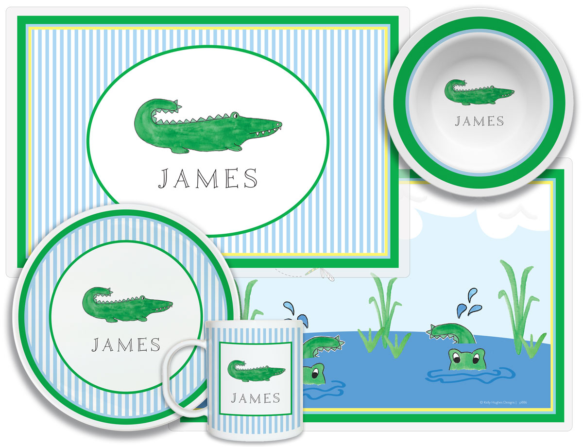 Green Gator Dinnerware