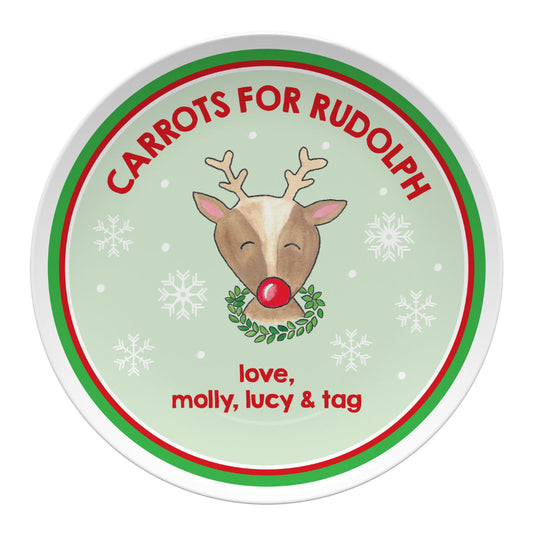 NEW! Rudolph's Carrots Plate