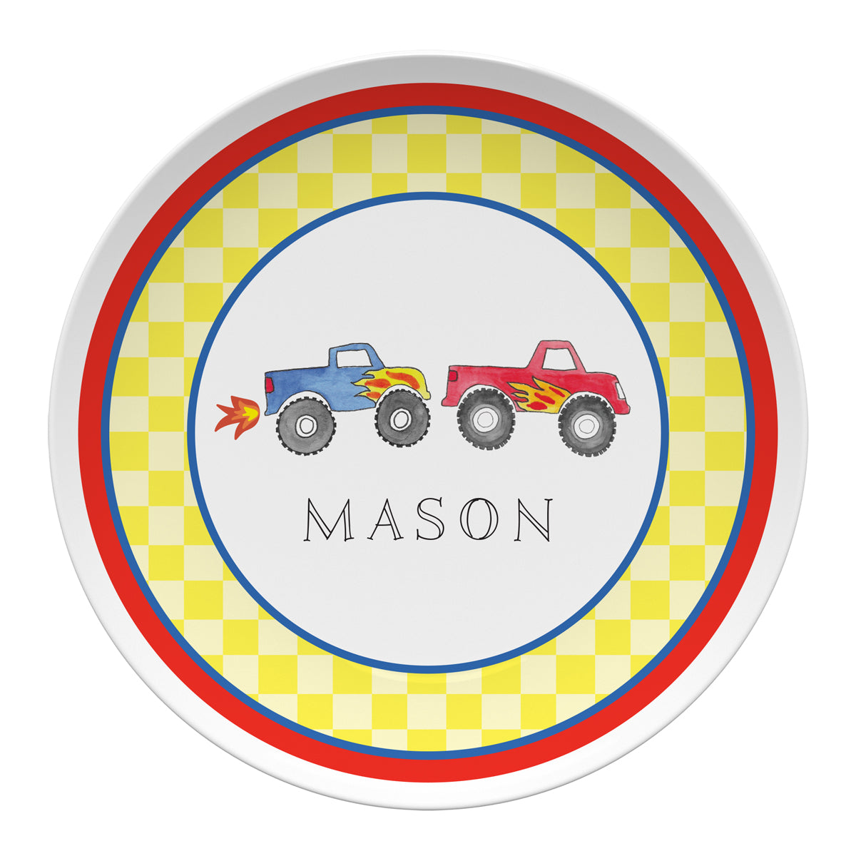 NEW! Monster Trucks Dinnerware