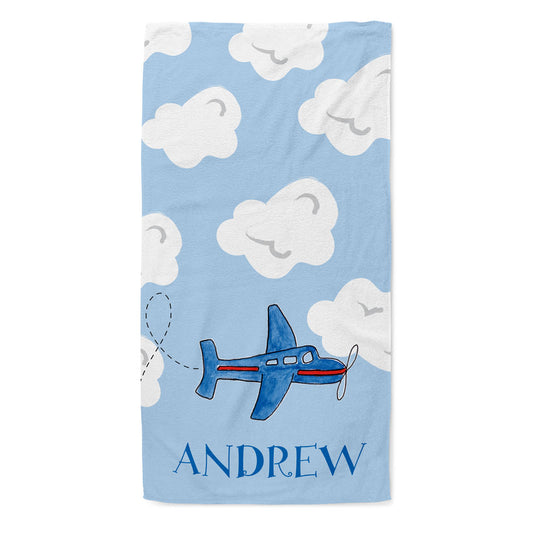 Airplane Beach Towel