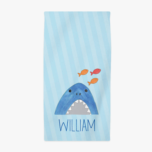 Sharks and Minnows Beach Towel